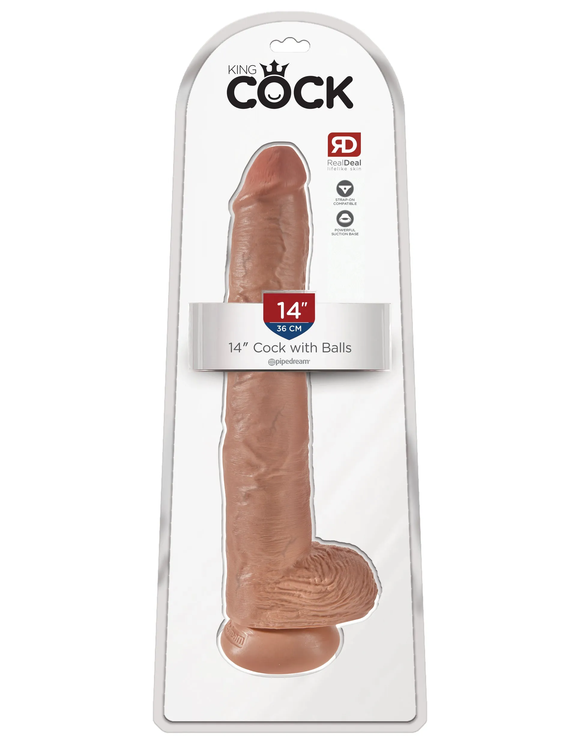 King Cock 14 Cock with Balls