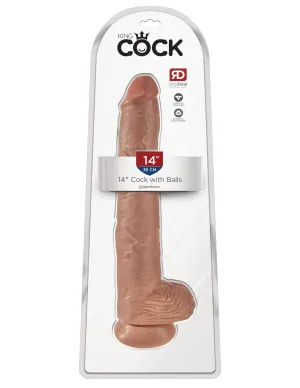 King Cock 14 Cock with Balls