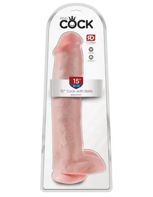 King Cock 15 Cock with Balls