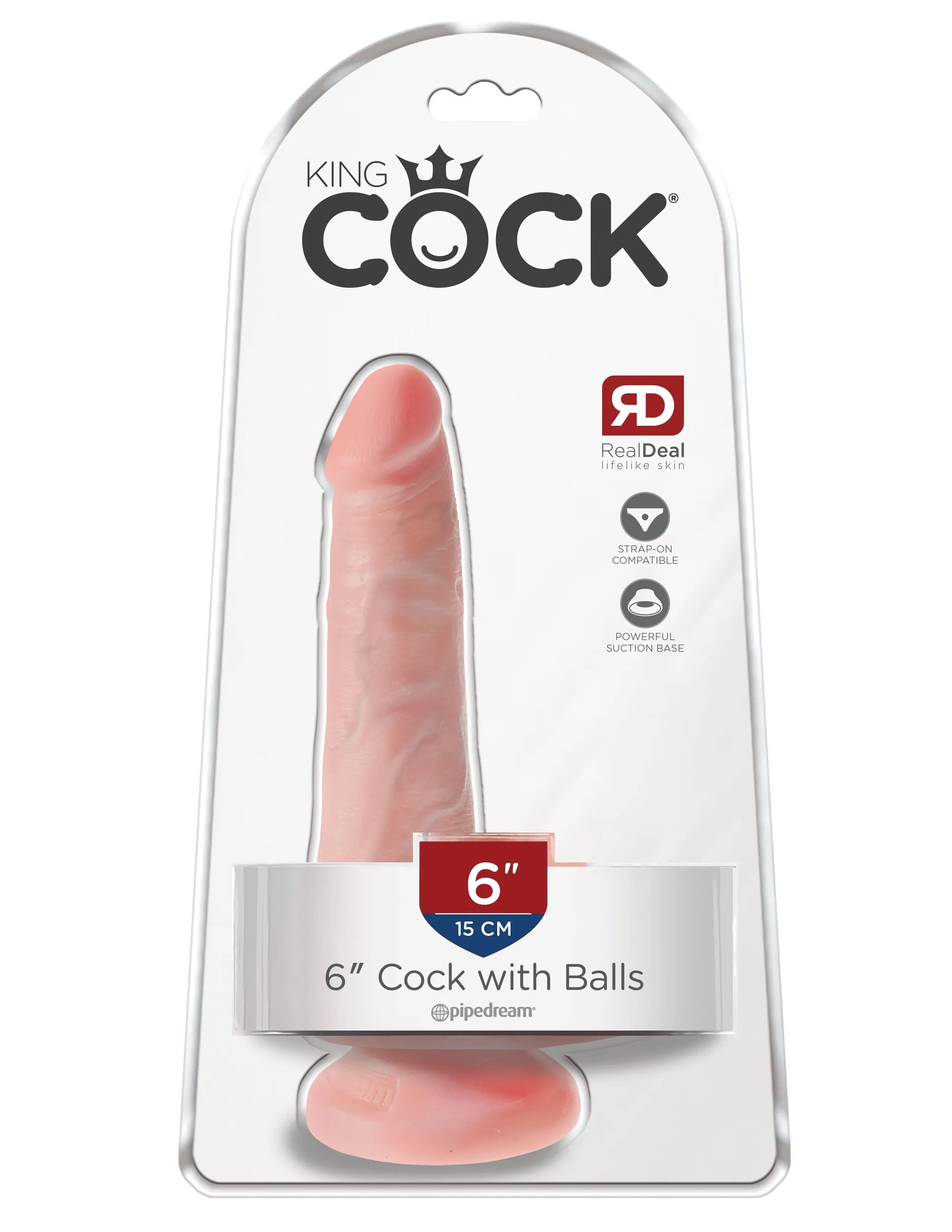 King Cock 6 Cock with Balls