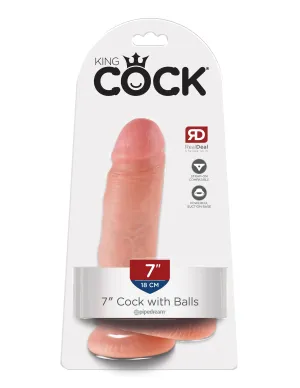 King Cock 7 Cock with Balls