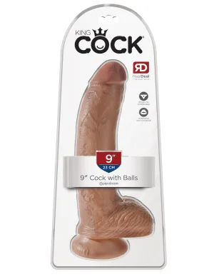 King Cock 9 Cock with Balls