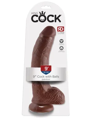 King Cock 9 Cock with Balls