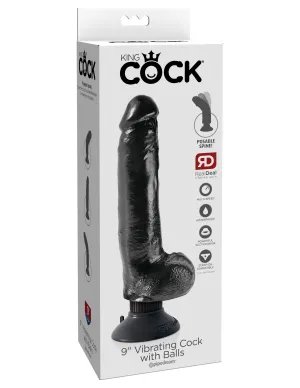 King Cock 9 Vibrating Cock with Balls