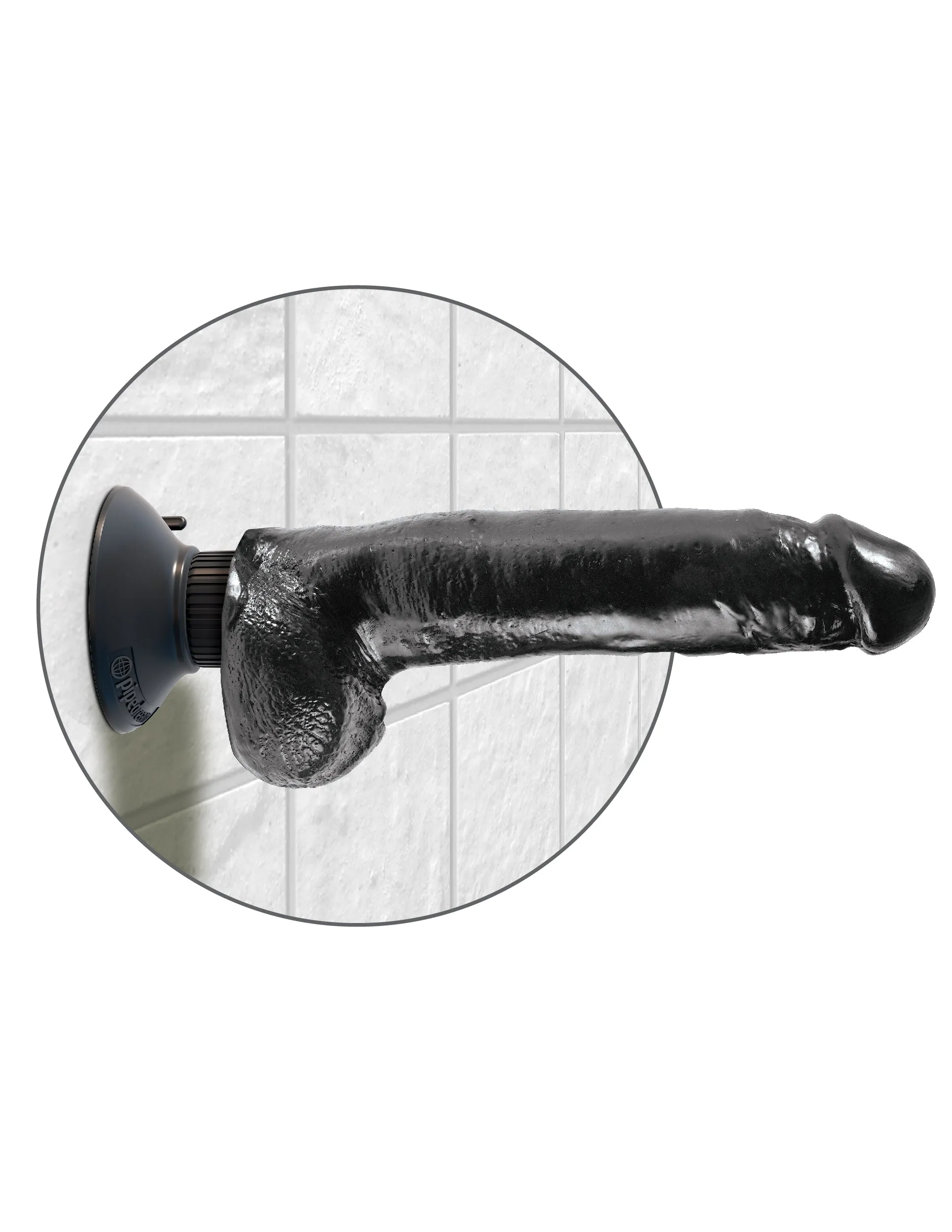 King Cock 9 Vibrating Cock with Balls