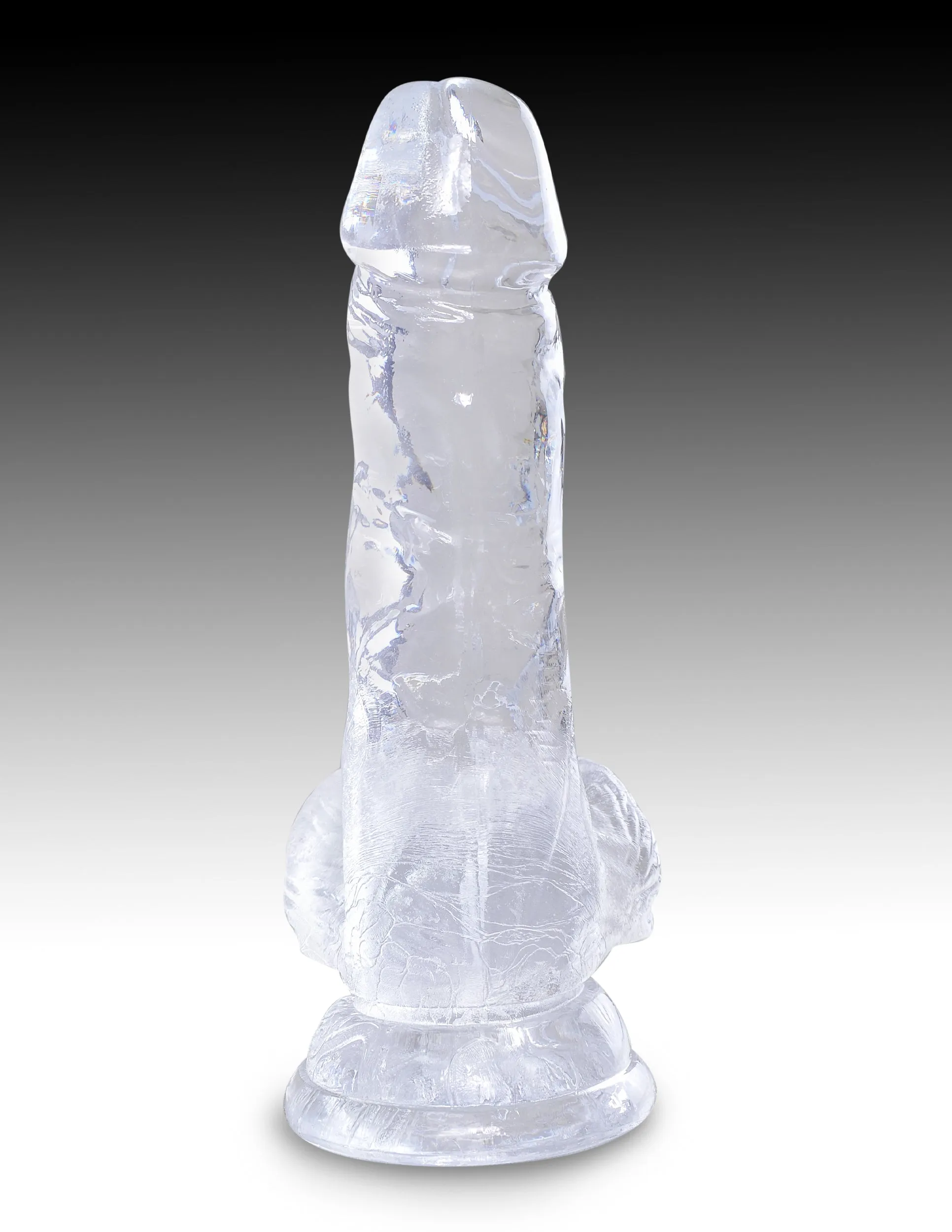 King Cock Clear 5 Cock with Balls