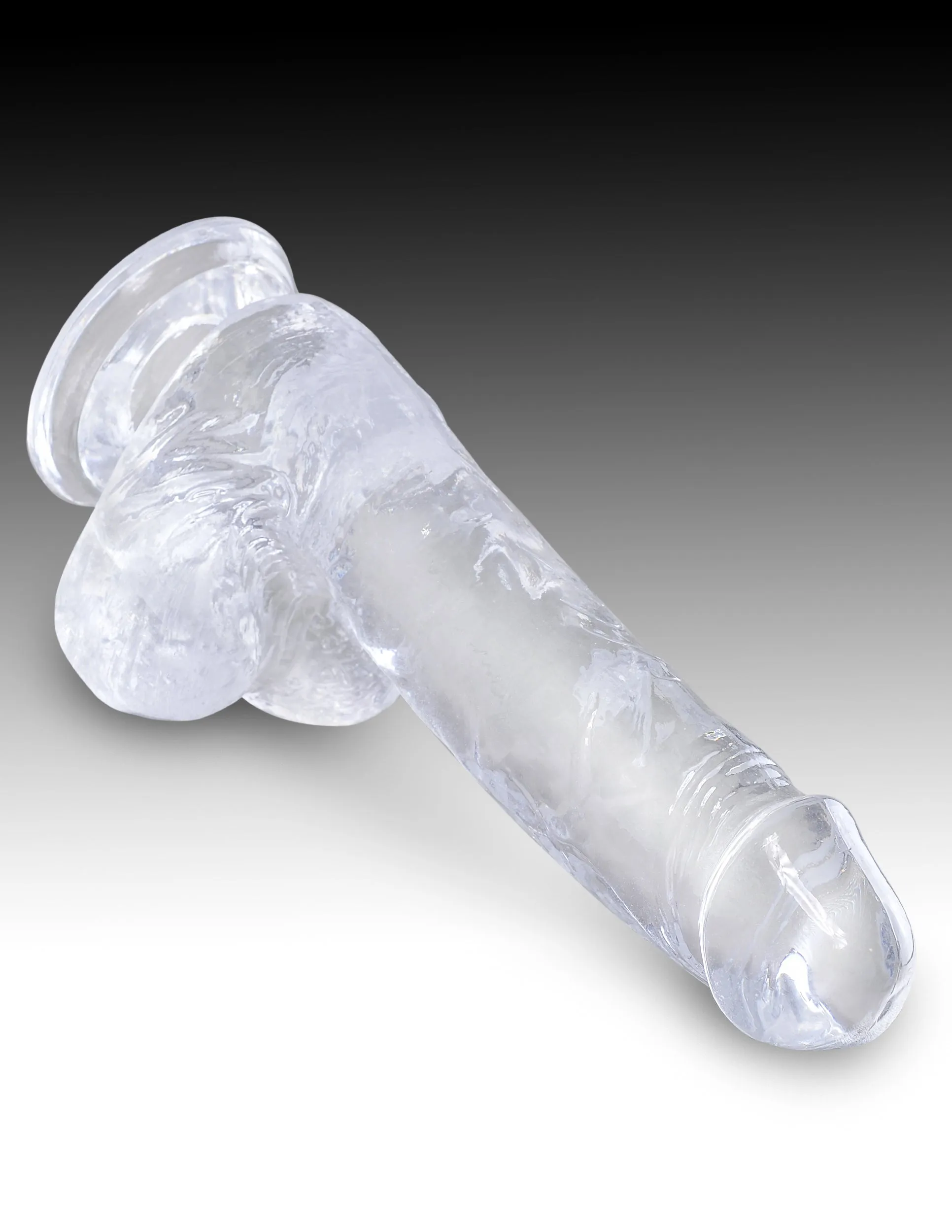 King Cock Clear 6 Cock with Balls