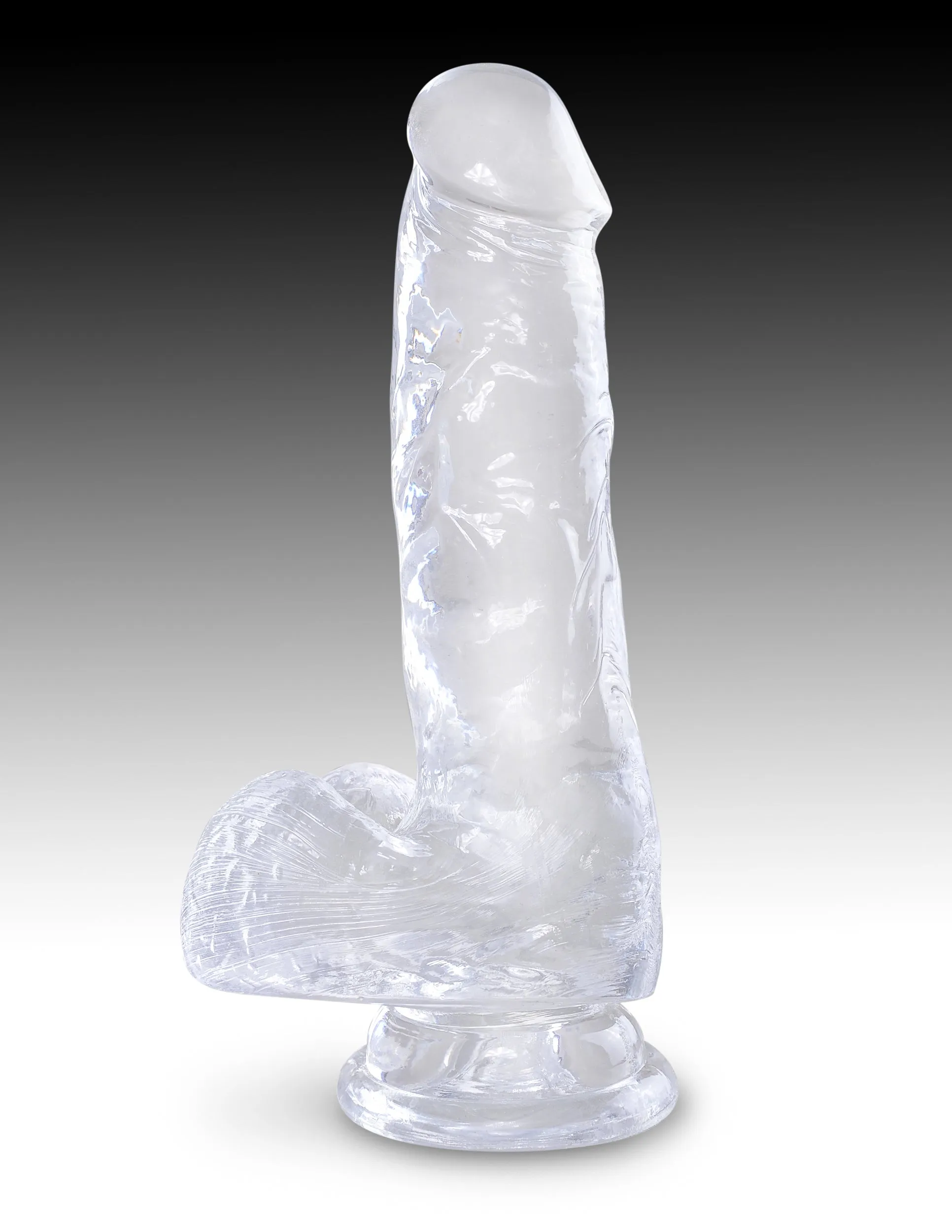 King Cock Clear 6 Cock with Balls