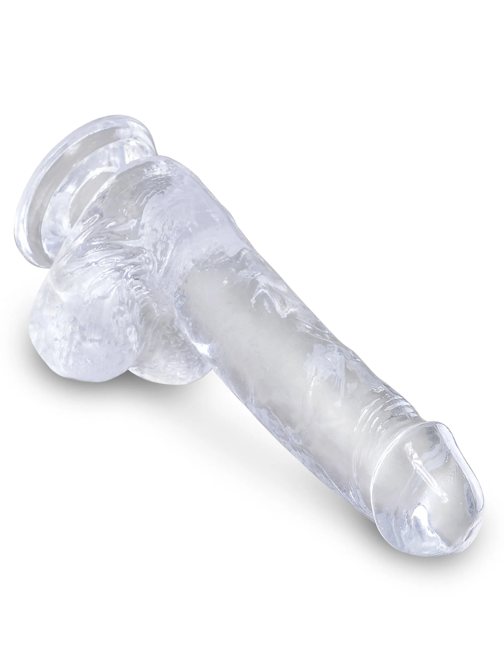 King Cock Clear 6 Cock with Balls