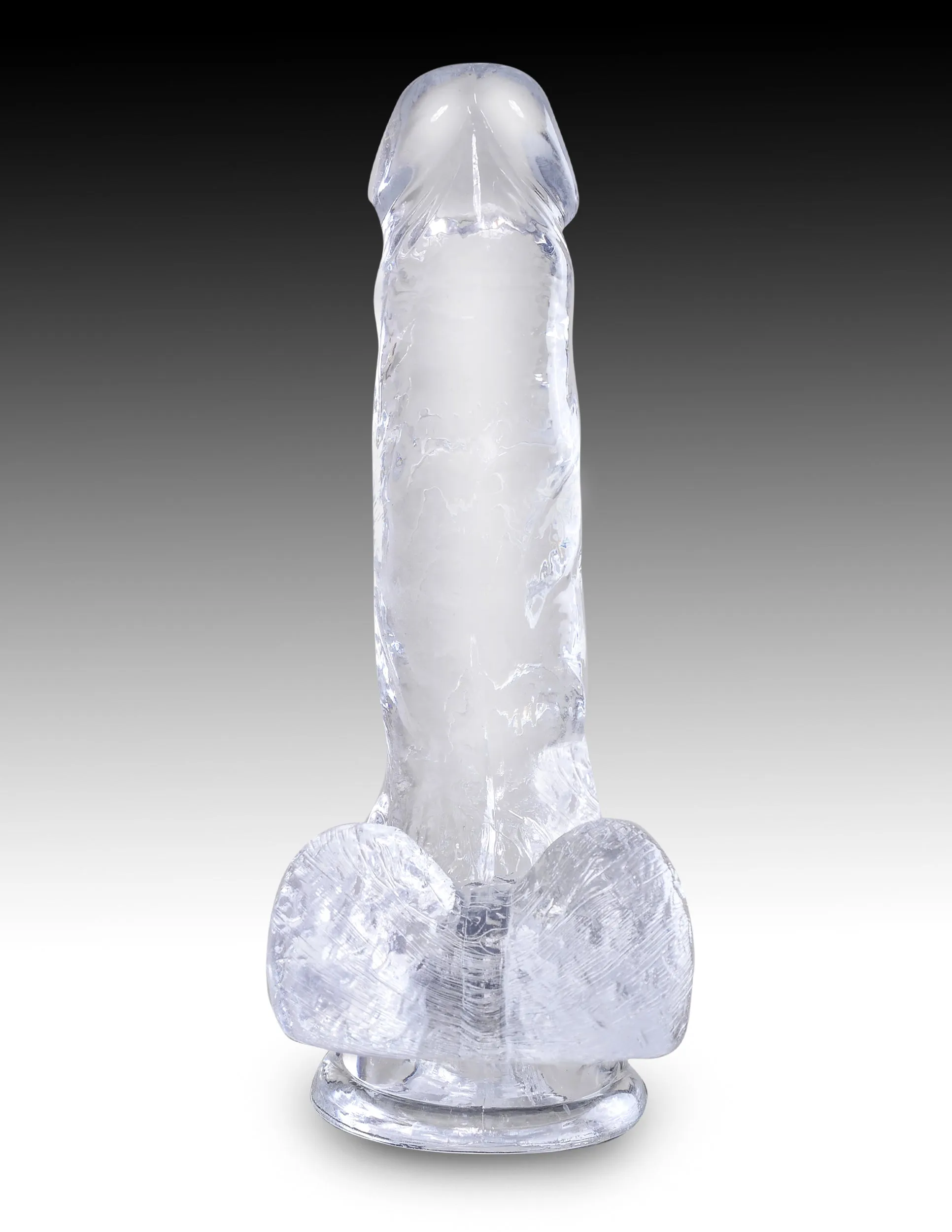 King Cock Clear 6 Cock with Balls