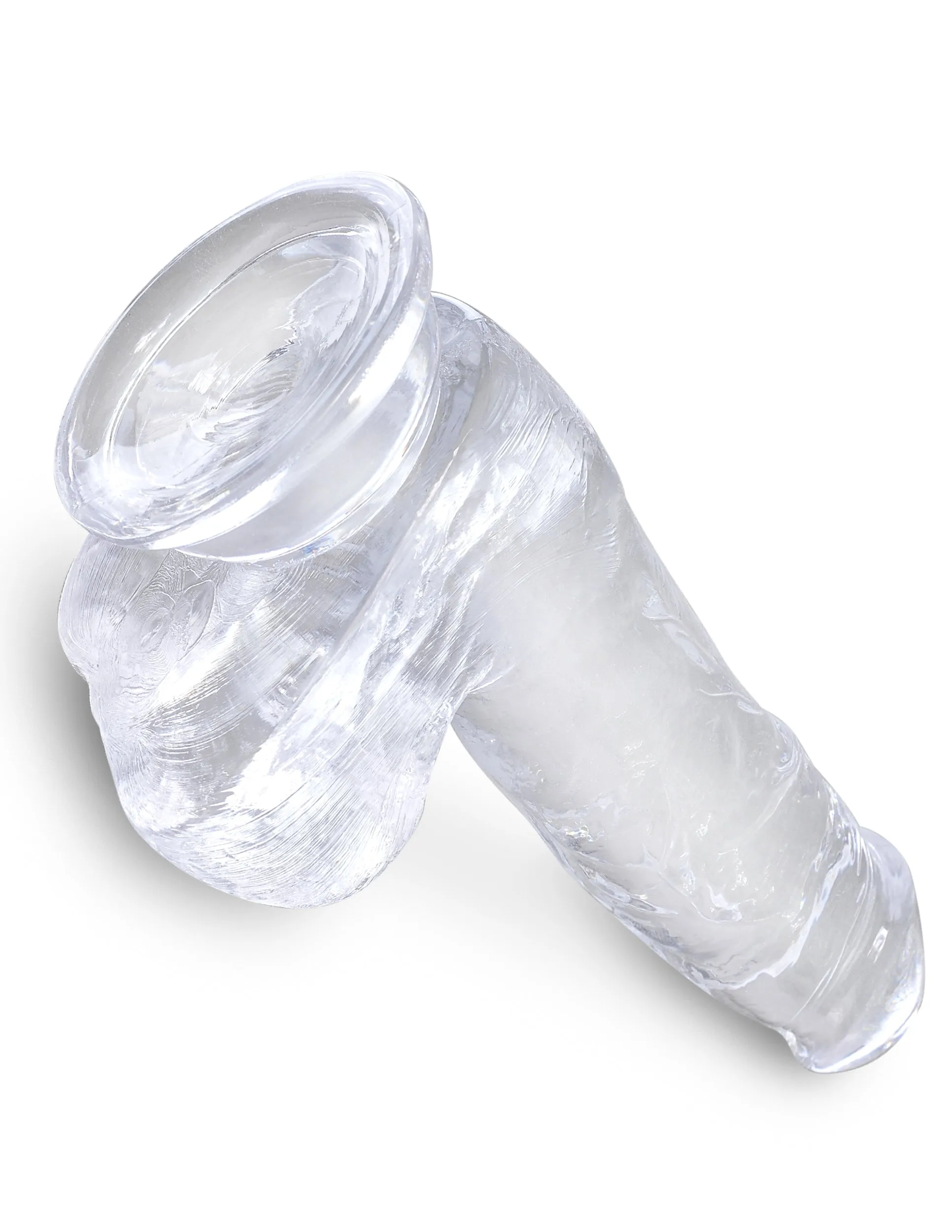 King Cock Clear 6 Cock with Balls