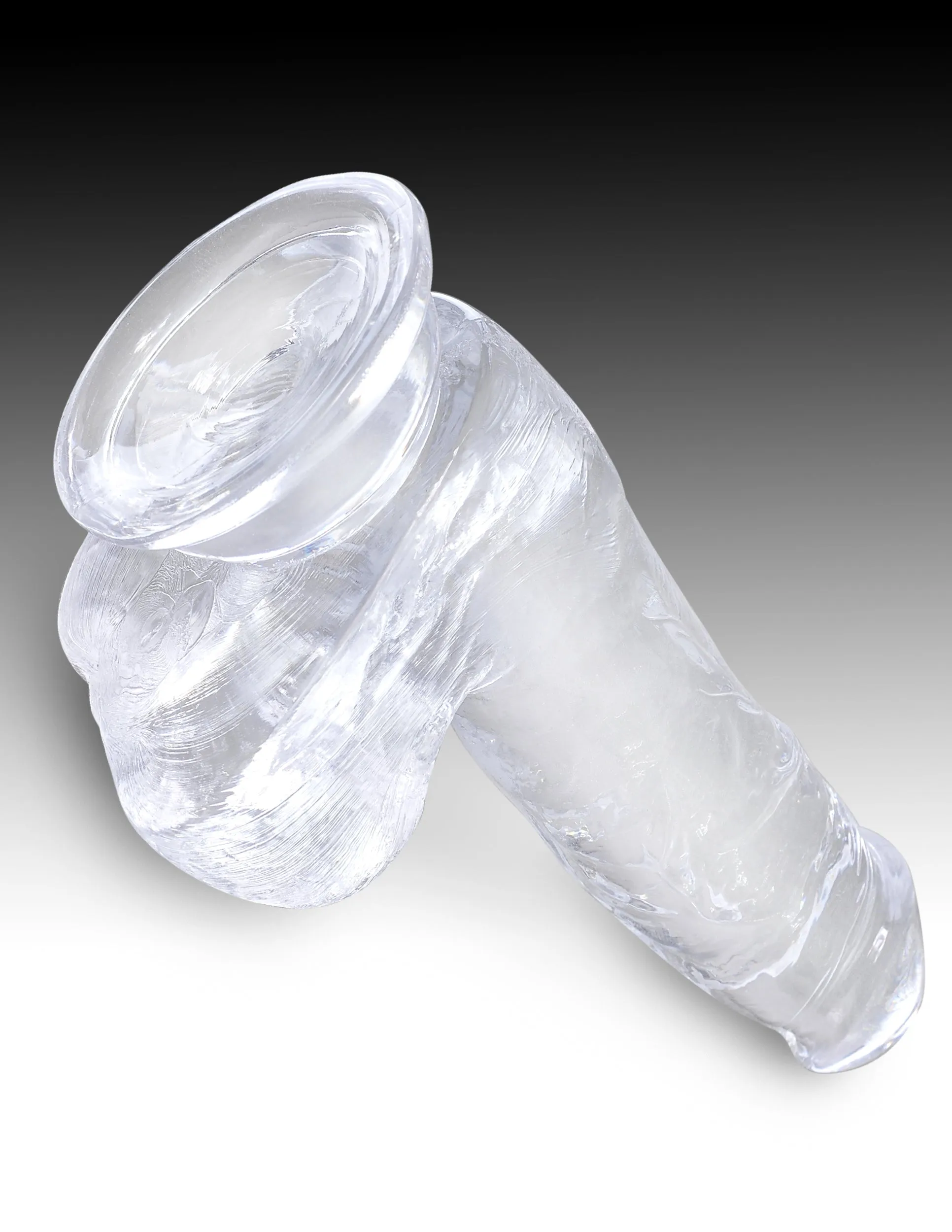 King Cock Clear 6 Cock with Balls