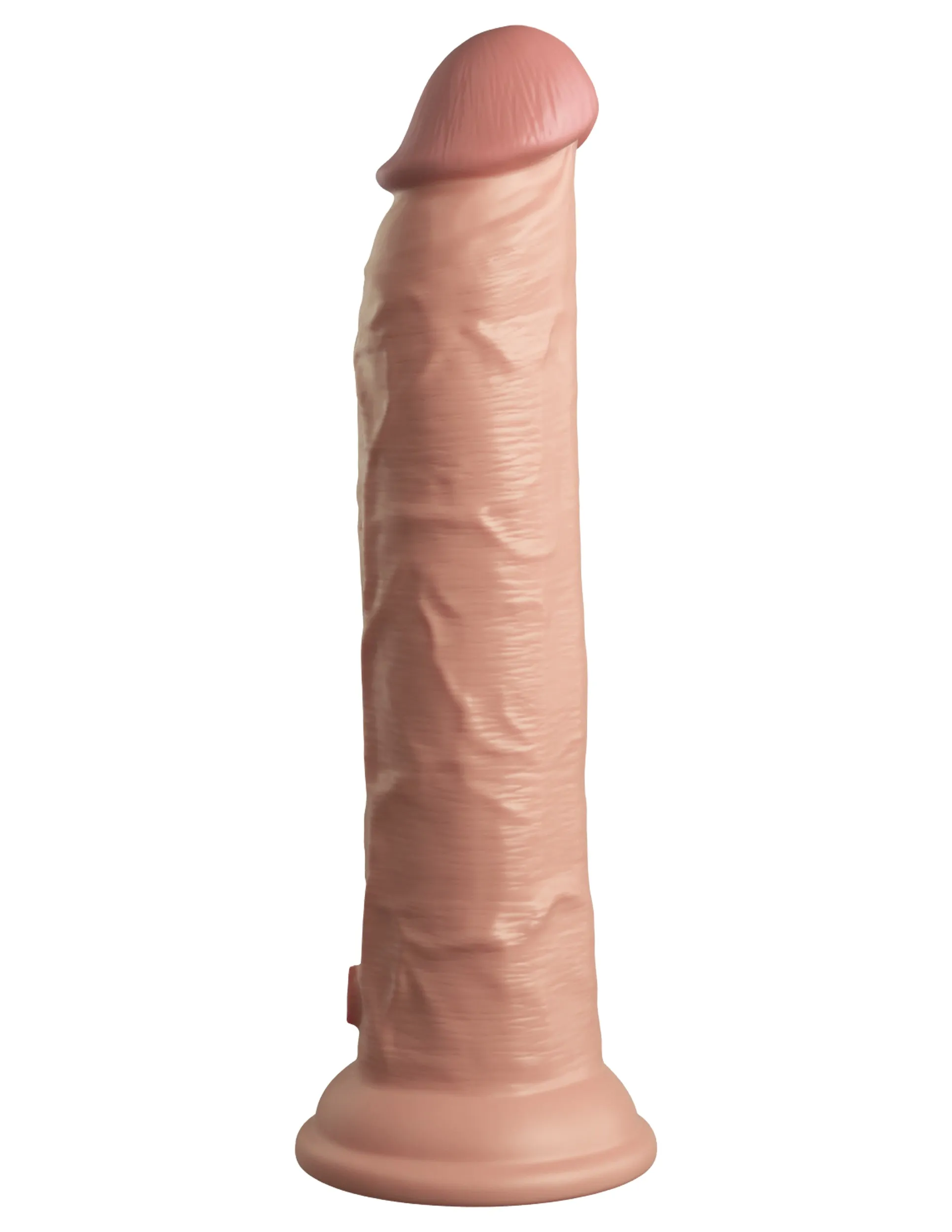 King Cock Elite 9 Vibrating Silicone Dual Density Cock with Remote