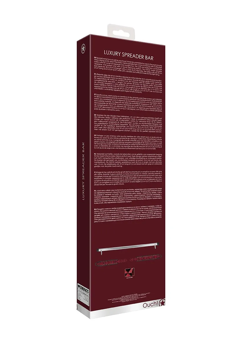 Luxury Spreader Bar - Burgundy