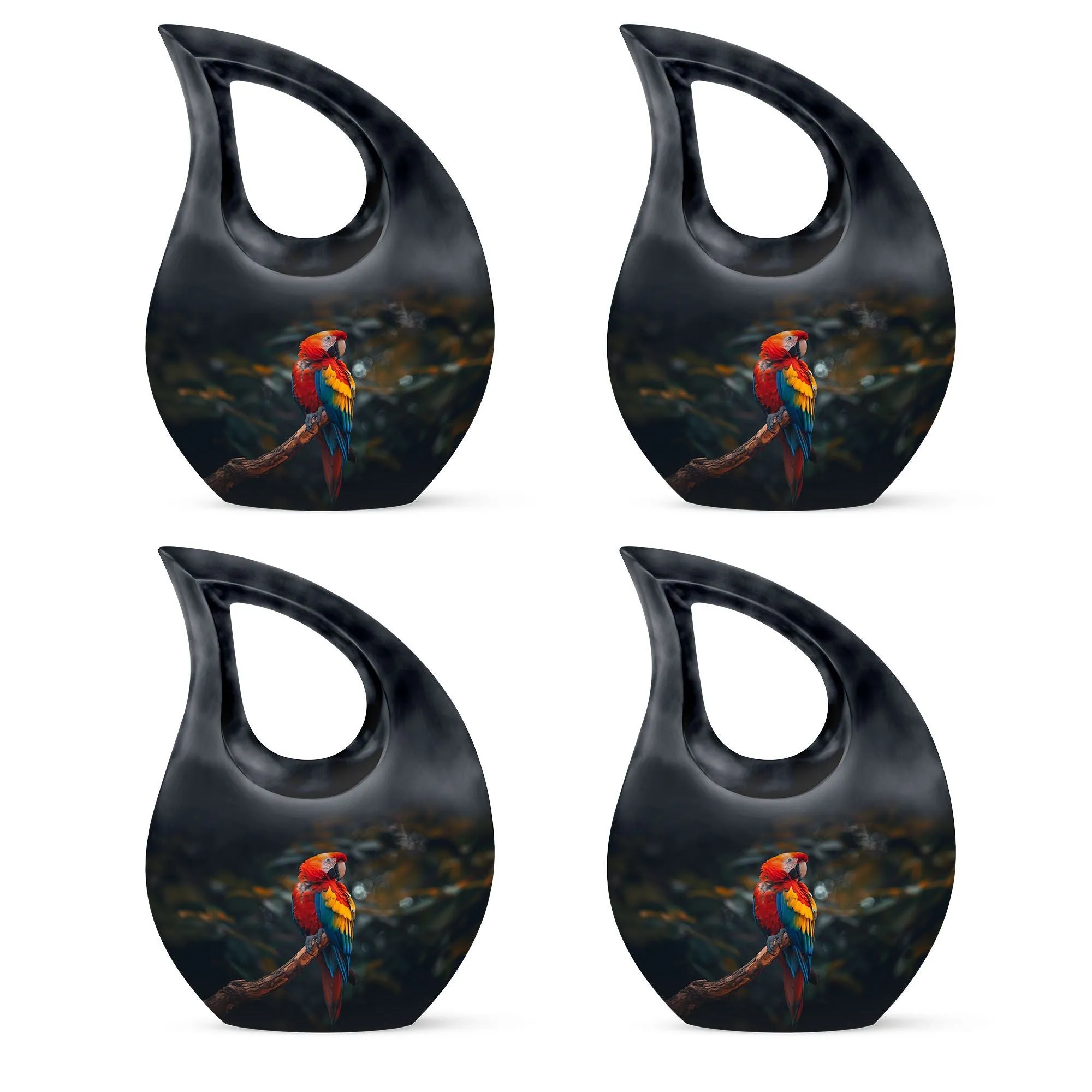 Macaw Parrot Commemorative Cremation Urn for Unforgettable Eternity