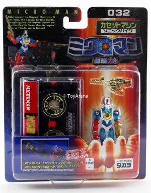 Microman 032 Magne Power Cassette Machines Cain with Sonic Bike
