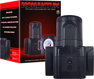 MOMANTUM ROTATING AND VIBRATING MASTURBATOR