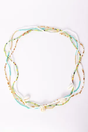 Multi Beads Belly Chain Shell