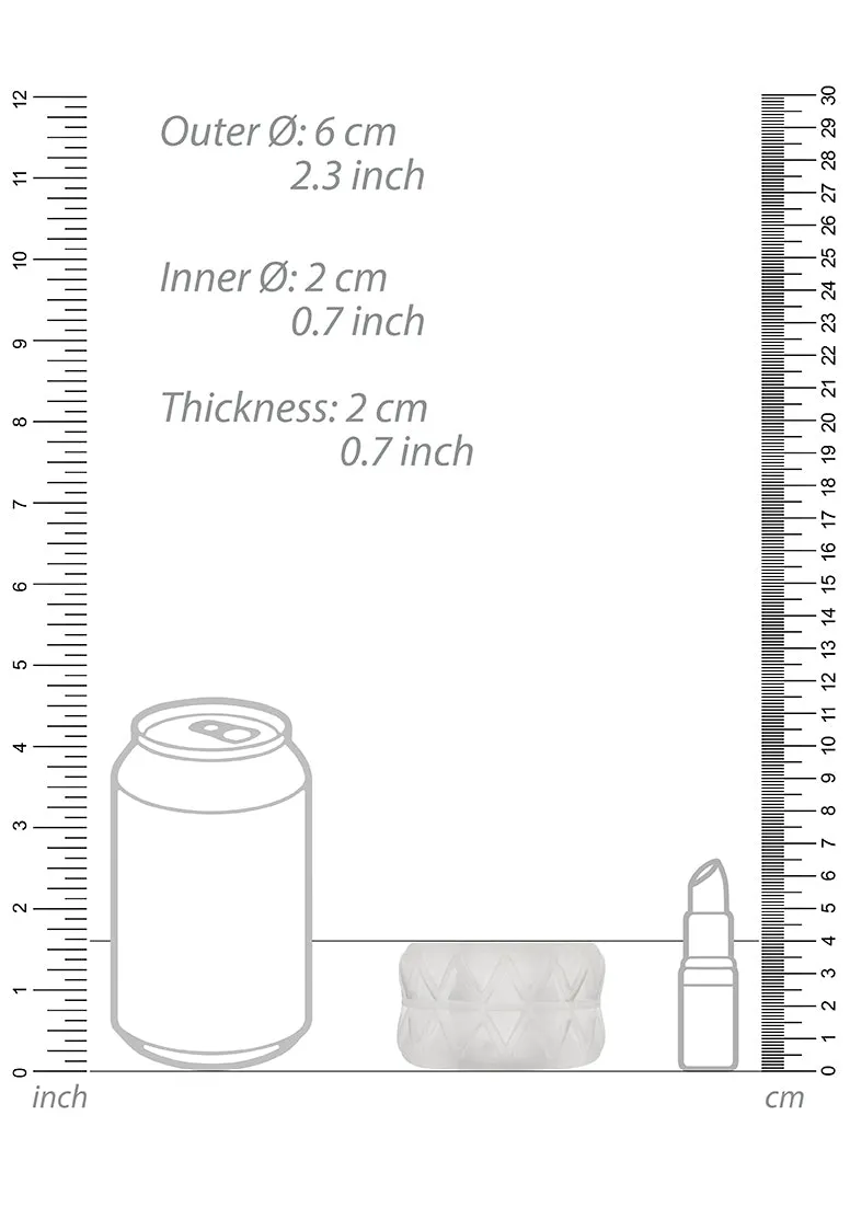 N0. 92 - Reversible Masturbator And Bumper - Transparent
