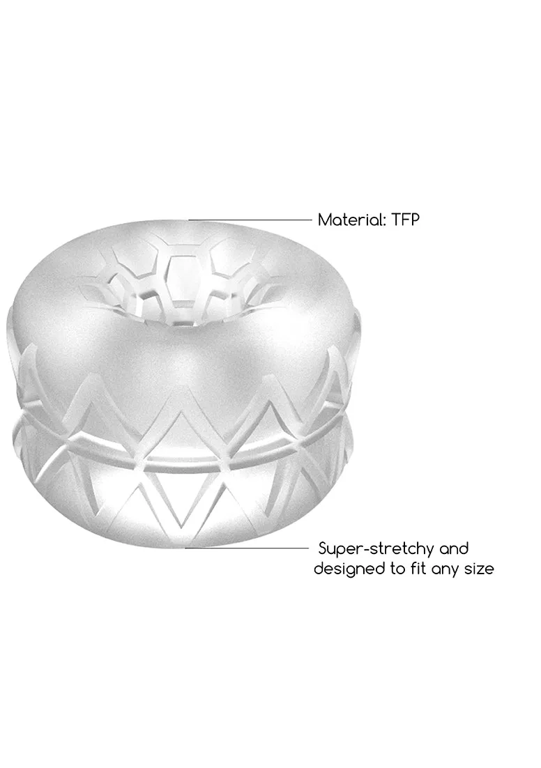 N0. 92 - Reversible Masturbator And Bumper - Transparent