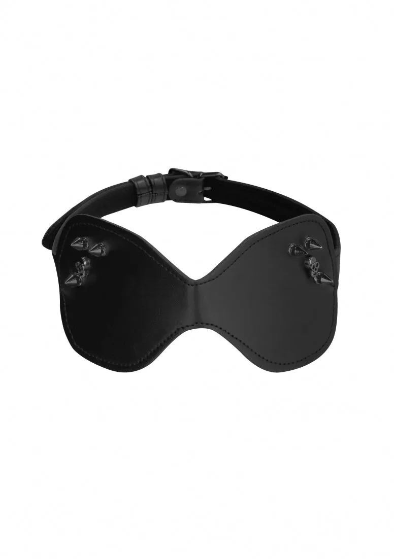 Ouch! Skulls And Bones - Large Eye Mask With Skulls & Spikes - B
