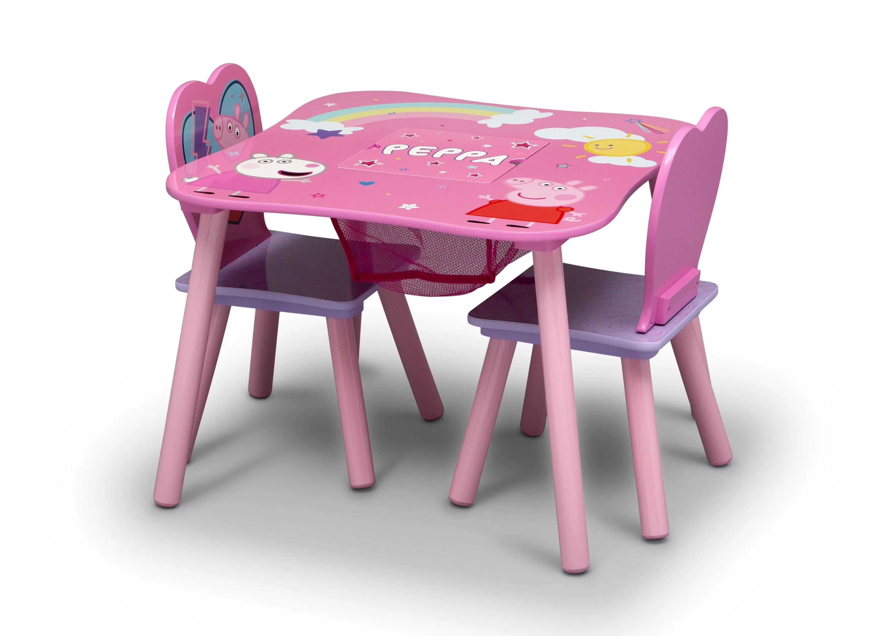 Peppa Pig Table and Chair Set with Storage