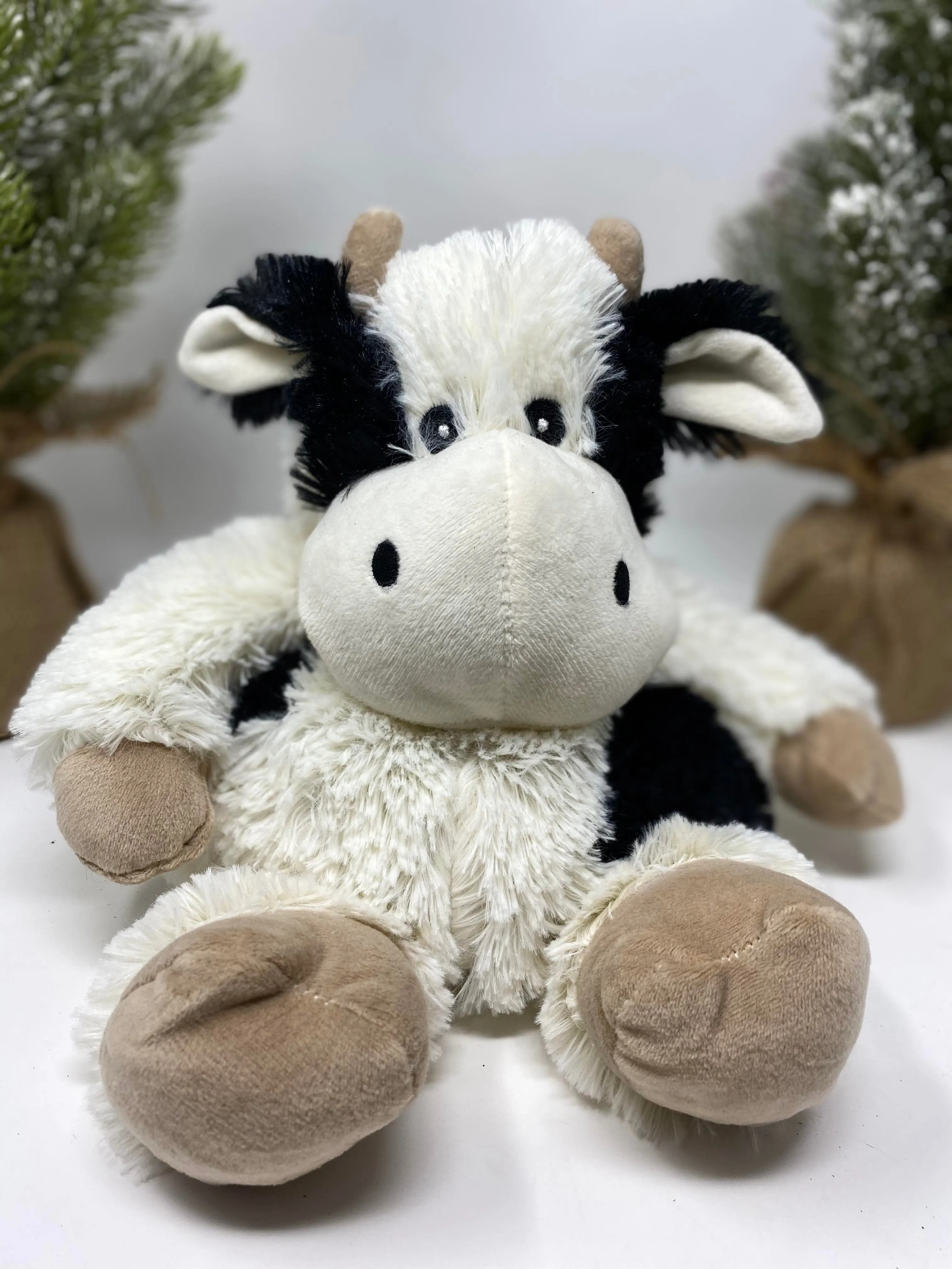 "Warmies" Black & White Cow Plushie