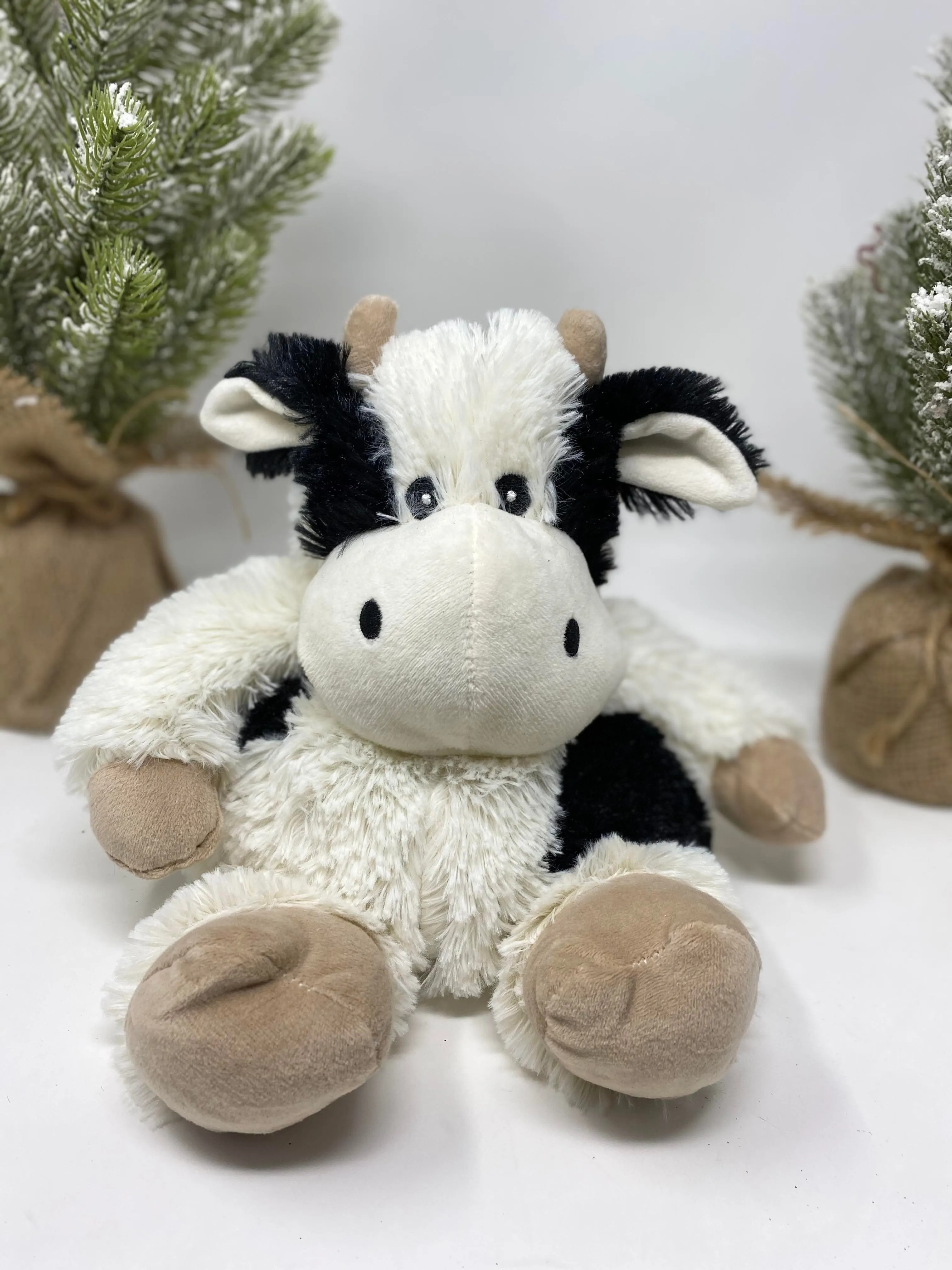 "Warmies" Black & White Cow Plushie