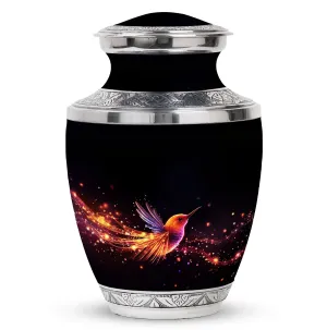 Radiant Sparrow Memorial: Artistic Cremation Urn for Adults