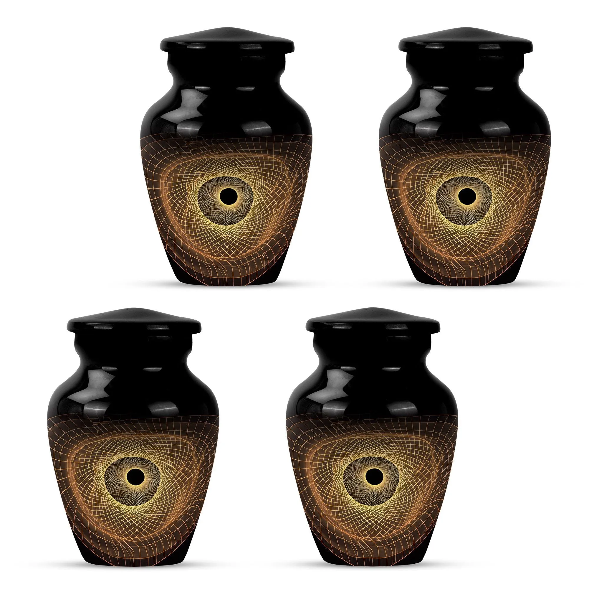 Spiral Urn - Multifaceted Burial Large Urn for Timeless Memories