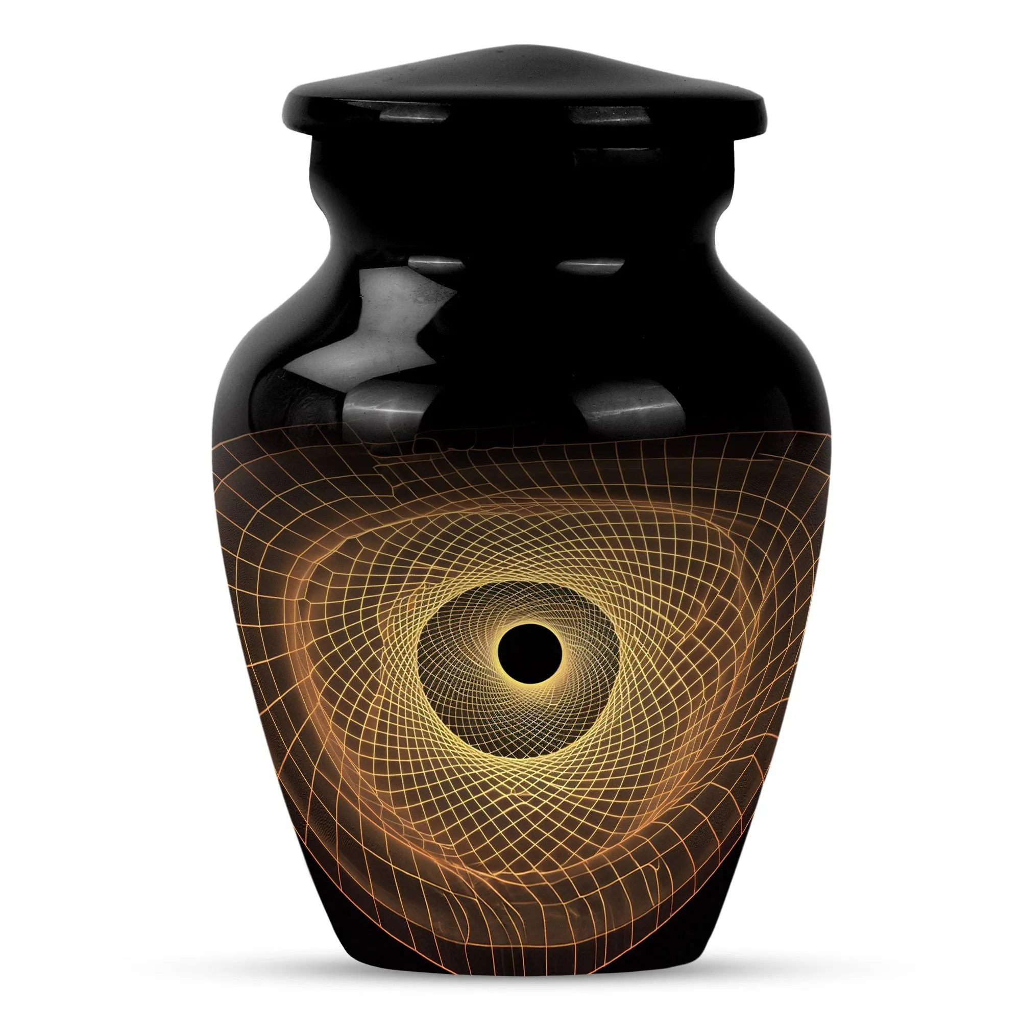 Spiral Urn - Multifaceted Burial Large Urn for Timeless Memories