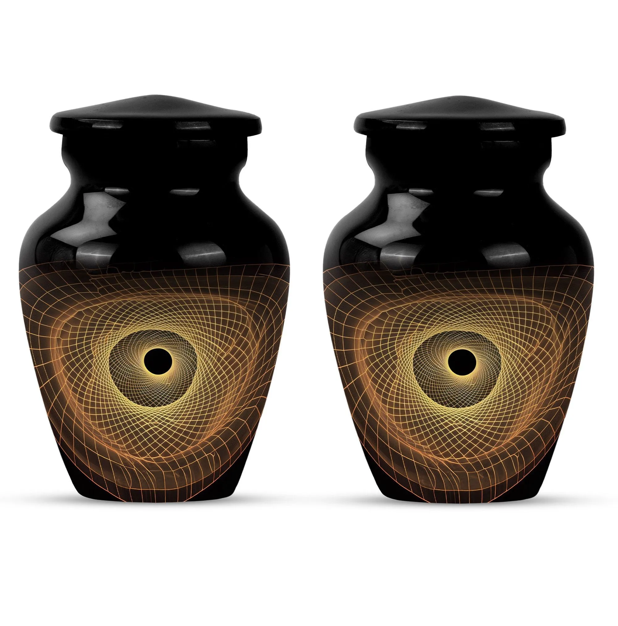 Spiral Urn - Multifaceted Burial Large Urn for Timeless Memories