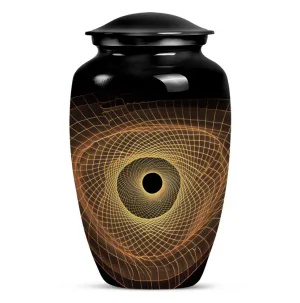 Spiral Urn - Multifaceted Burial Large Urn for Timeless Memories