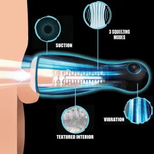 The Milker Extreme 16x Sucking. Squeezing. And Vibrating Masturbator