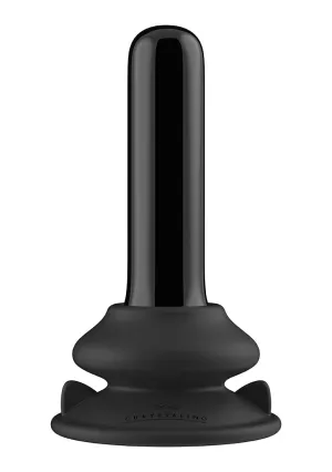 Thumby - Glass Vibrator - With Suction Cup And Remote - Rechargeable - 10 Speed