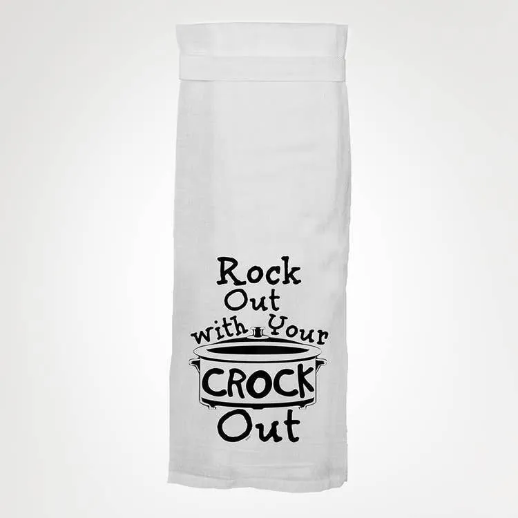 Twisted Wares Adult Humor Holiday Flour Kitchen Towel