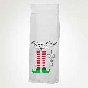 Twisted Wares Adult Humor Holiday Flour Kitchen Towel
