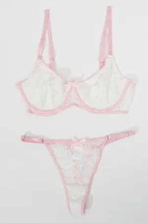 White Lace Lingerie Set