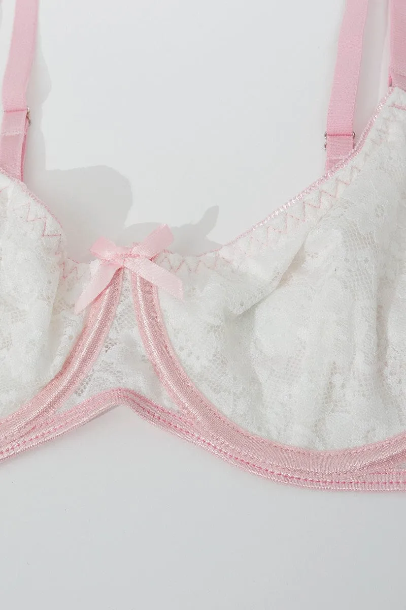 White Lace Lingerie Set