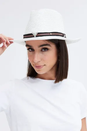 White Straw Hat
