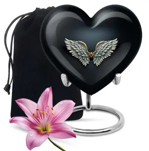 Wings Blue Solace Medium Sized Memorial Urn