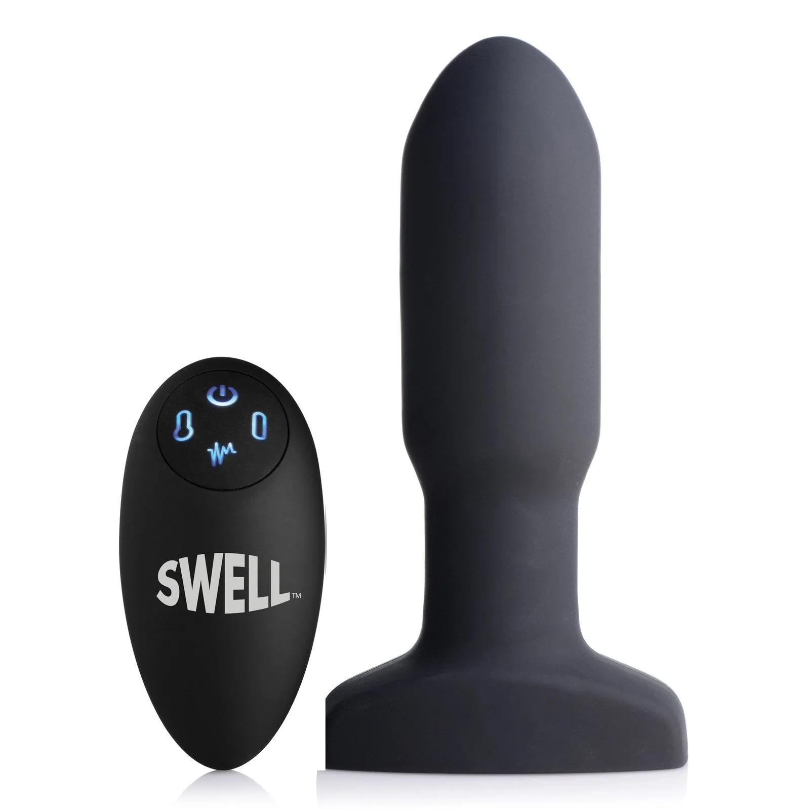 Worlds First Remote Control Inflatable 10x Vibrating Missile Silicone Anal Plug