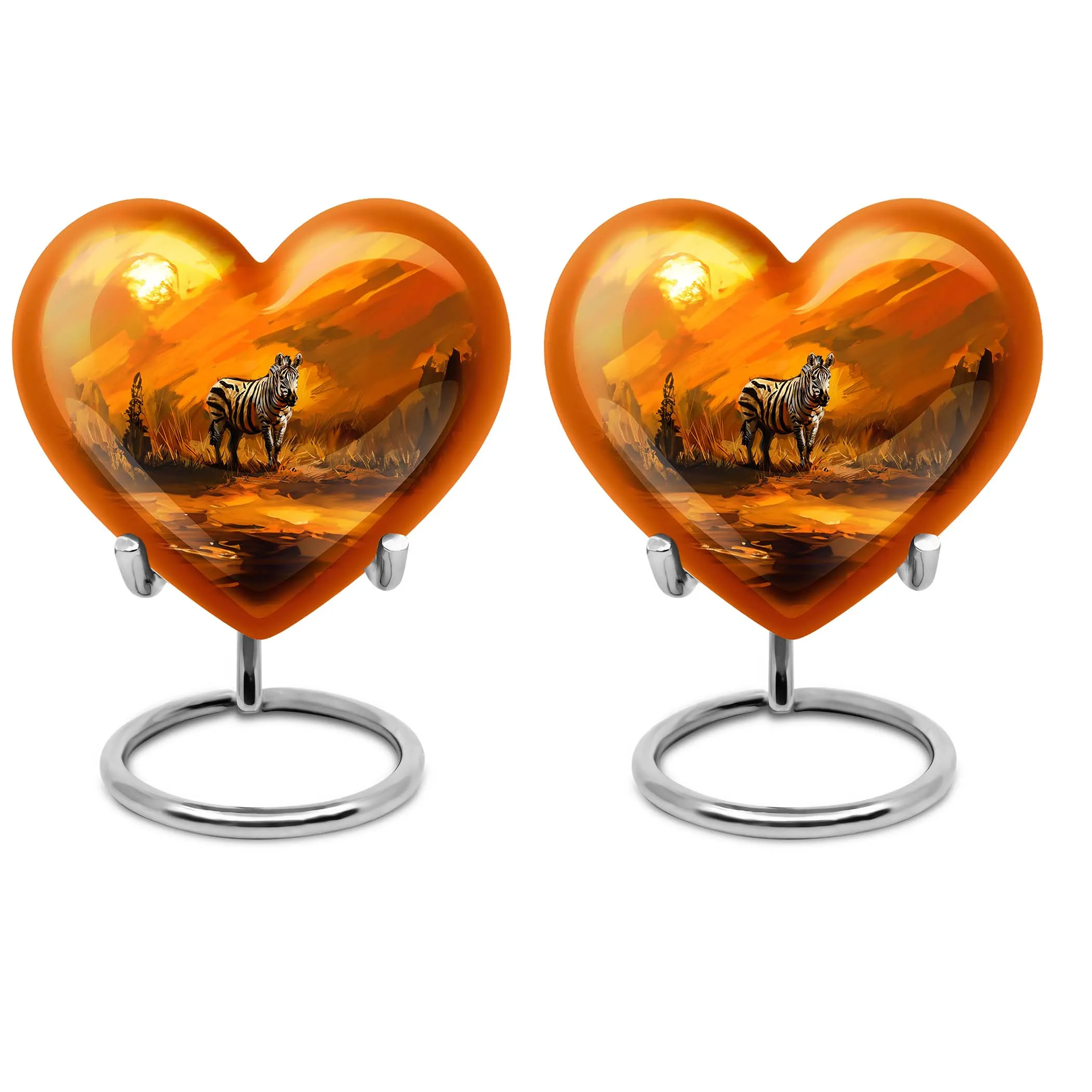Zebra Large Urn - A dignified tribute to adults with memorial urns