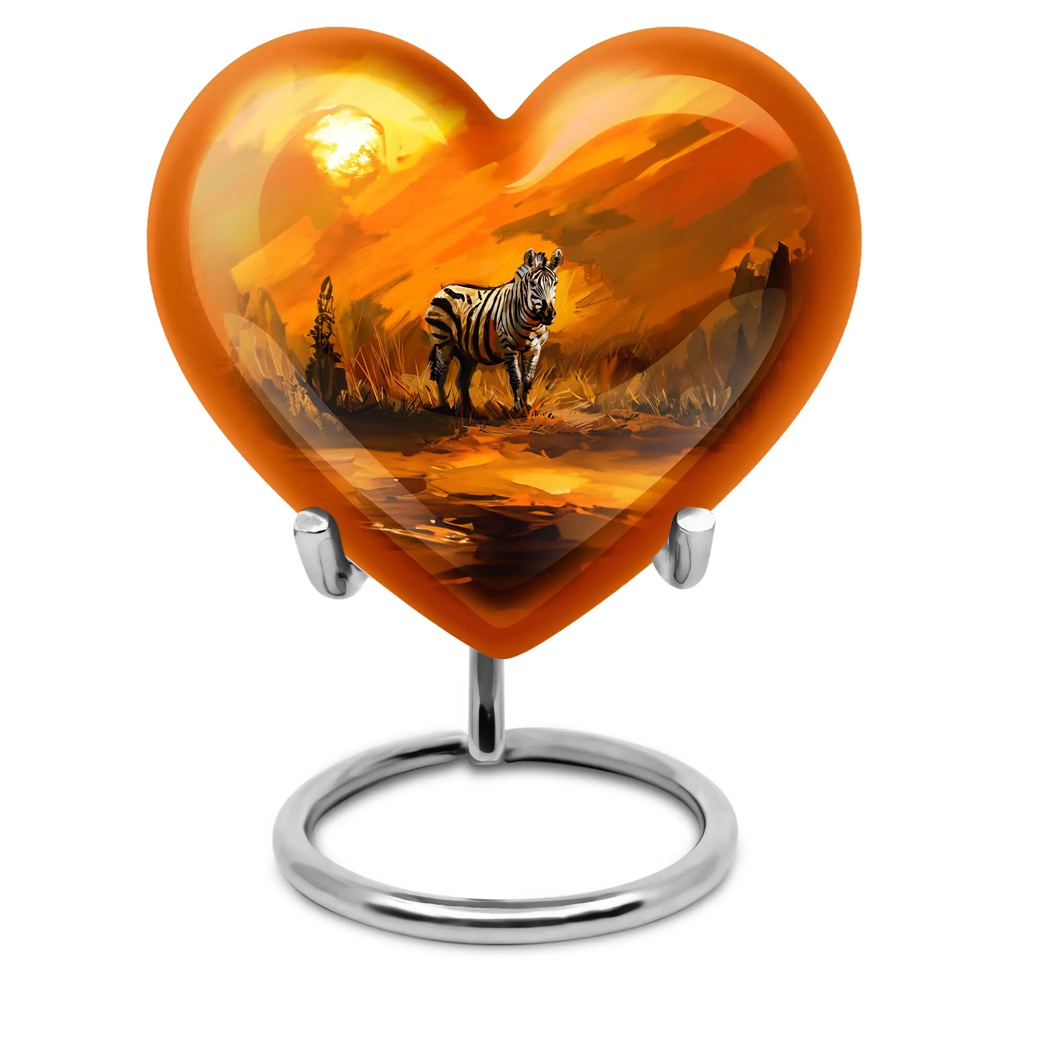 Zebra Large Urn - A dignified tribute to adults with memorial urns